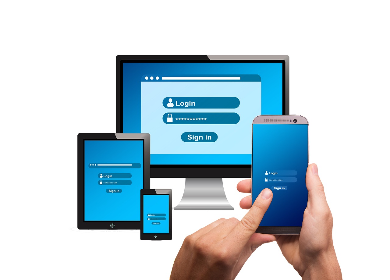 log in, monitor, smartphone-3938432.jpg